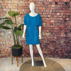 Brand: French connection / Size:8 /Color Peacock blue